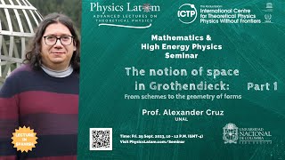 The Notion of Space in Grothendieck from Schemes to the Geometry of Forms  Alexander Cruz Part 1 [upl. by Ian158]