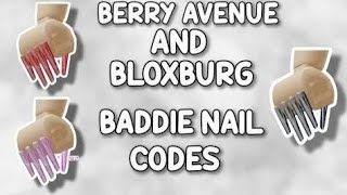 Id aethestic code🍂🍂✨️ roblox and nails bloxburg and berry avenue 🦋🦋✨️✨️ baddie nail beautiful ✨️ [upl. by Sim]