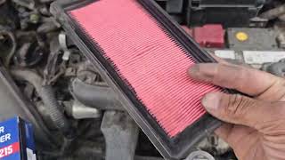 2015 NISSAN VERSA AIR FILTER REPLACEMENT [upl. by Annotahs]