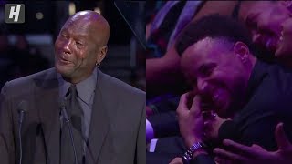 Michael Jordan Cries at Kobe Bryant Memorial Service [upl. by Buchalter]