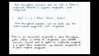 Congruenta triunghiurilor  Matematica  Geometrie  Evaluare nationala  Clasele 67 [upl. by Rohclem332]