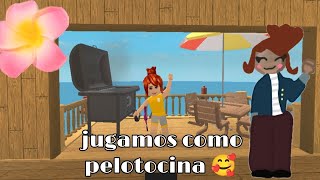 jugando como pelotocina 🥰leslieroblex 🤍💛 [upl. by Nirak200]