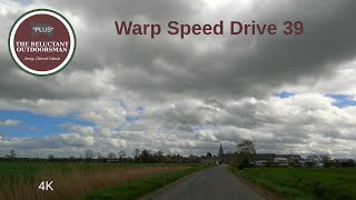 Warp Speed Drive 39 Mont Saint Michel towards Dinan france driving travel [upl. by Giana426]