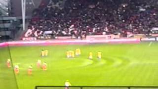 FC Utrecht  Vitesse 22 02052012  Opkomst vanuit Uitvak [upl. by Solita]