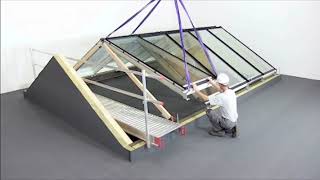 VELUX Modular Skylights Ridgelight Installation [upl. by Alita]