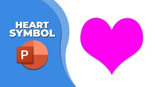 How to add heart symbol in PowerPoint [upl. by Wynnie950]