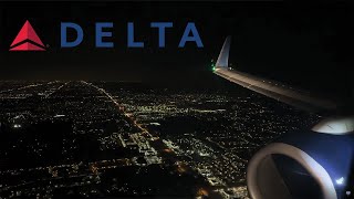 Night Approach and Landing in West Palm Beach on a Delta Air Lines Boeing 737900 [upl. by Llerehs882]