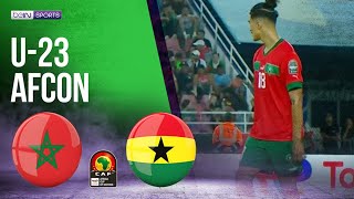 Morocco vs Ghana  U23 AFCON HIGHLIGHTS  06272023  beIN SPORTS USA [upl. by Ellah]