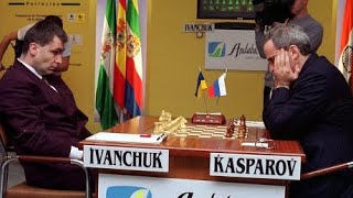 Garry Kasparov vs Vasyl Ivanchuk • Frankfurt  Germany 1998 [upl. by Thielen]