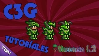 Chlorophyte armor  Tutorial Terraria 12 [upl. by Nnaytsirk577]