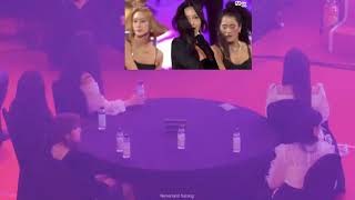 200108 GIDLE REACTION TO HWASA  TWIT  GAONCHART 2020 [upl. by Corette]