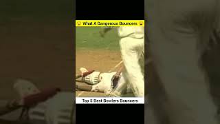 Top 5 fastest bouncers in cricket history shorts ipl ytshots worldcup [upl. by Surazal]