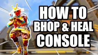 APEX LEGENDS HOW TO BUNNY HOP WHILE HEALING ON CONSOLE DETAILED BREAKDOWN [upl. by Atirak]