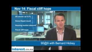 90 seconds at 9 am Fiscal cliff hope news with Bernard Hickey [upl. by Ias]