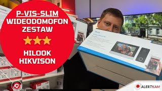 Zestaw Wideodomofon HiLook Hikvision IPVISSLIM  DSKIS603P  KITIPPL603 [upl. by Gudren690]