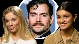 Henry Cavill Being Thirsted Over by Female Celebrities 2021 [upl. by Ynnob716]