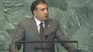 Mikheil Saakashvilis Speech in UN General Assembly  p1 [upl. by Ott]