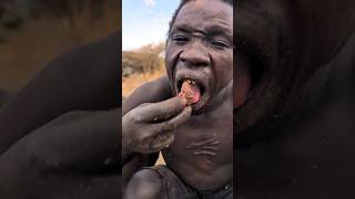 Its Lunch time See how Hadza cooks their favorite meal today made from wild meatamp natural spices [upl. by Esertap695]