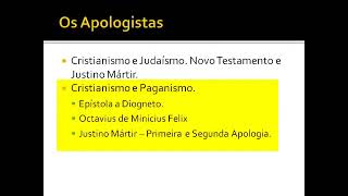 4 Os Apologistas [upl. by Lail690]