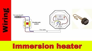 How to wire immersion heater UK [upl. by Niltyak269]