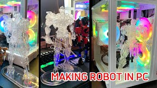 How to make robot invisible in PC at home DIY  Free download sharing  Nam Dũng CNC 27 [upl. by Ynavoj490]