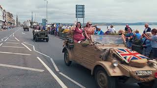 Weymouth Seafront Armed Forces Day Veterans Parade June 2024 [upl. by Elletnwahs]