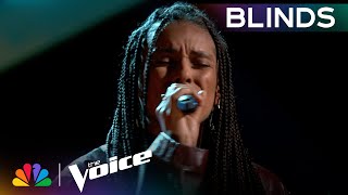 Torre Blake Puts on a Smooth Performance of Erykah Badus quotOn amp Onquot  Voice Blind Auditions  NBC [upl. by Alvera]