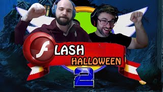 Playing MORE Halloween FLASH Games [upl. by Nanah]