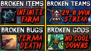 The Most BROKEN Things In SMITE History [upl. by Aikemit]