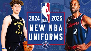 Every New NBA Uniform and Logo Change for 202425 – Full Breakdown [upl. by Arataj]