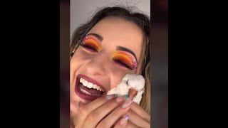 🥰 TikTok Arienne MakeUP con SKY 🥰 [upl. by Dnomsaj442]