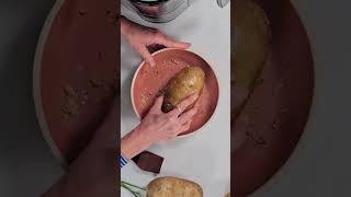 The Best Air Fryer Baked Potatoes  with Seasoned Crispy Skin [upl. by Gnirol]