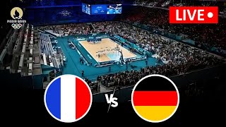 LIVE🔴 FRANCE vs GERMANY  Basketball  Olympic Game Mens [upl. by Ecnarf]