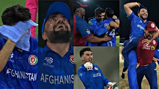 Emotional Afghanistan Players crying after beating Australia in Super 8 Match  T20 World Cup 2024 [upl. by Araj]