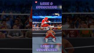 redranger leg drop attack across the rope on codyrhodes wwe wwe2k23 shorts [upl. by Surad400]