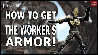 Infinity Blade 3 HOW TO GET THE WORKER’S ARMOR [upl. by Erastes]