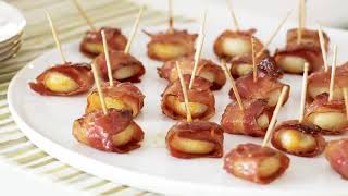 Bacon Water Chestnuts Recipe [upl. by Etnelav266]