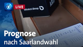 Prognose SPD gewinnt Wahl im Saarland [upl. by Gibrian]