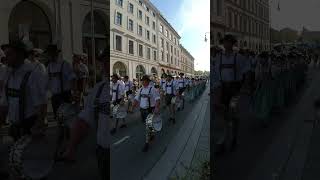 Oktoberfest Trachten und Schützenzug 2024 Marsch Heimatland [upl. by Enihpled]