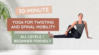 20Minute Slow Flow Yoga  Twisting amp Spinal Mobility  AllLevels Beginner Friendly Creative Flow [upl. by Anivel124]