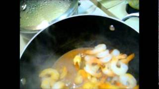 CAMARONES EN SALSA DE CHILE CHIPOTLE CON JUGO DE NARANJA [upl. by Sophy]