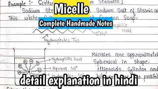 Micelle amp process of Micellisation  Physical Chemistry Imp for MScsemester exam [upl. by Atal93]