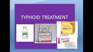 Pharmacology 707 e AntiTyphoid Typhoid Drugs Salmonella Typhi Ceftriaxone Ciprofloxacin azithromycin [upl. by Llewon]