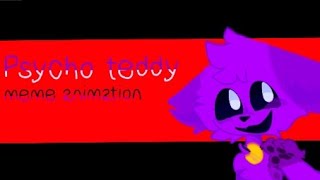 ⏤͟͟͞͞especial for 300 subs✰Psycho teddy meme animation Smiling Critters Poppy Playtime [upl. by Lynelle]