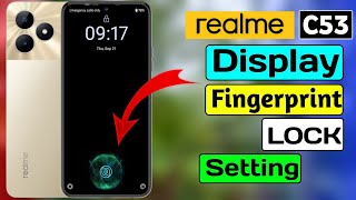 Realme C53 Me Display Fingerprint Lock Kaise Lagaen [upl. by Anirehtac]