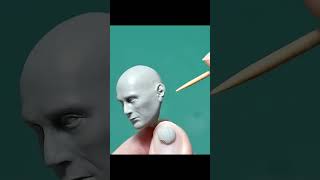 Sculpting with a Toothpick Mads Mikkelsen art sculpture polymerclay [upl. by Grant511]