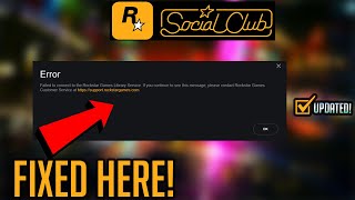 🔧Rockstar launcher not working Rockstar Games Launcher  Social Club UPDATE ERROR FIX WORKS2022🔧 [upl. by Sarena]