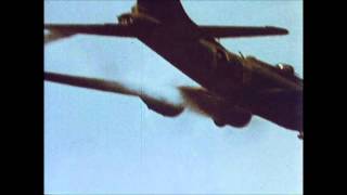 B17 Flying Fortress Attacked by Me109s [upl. by Richie100]