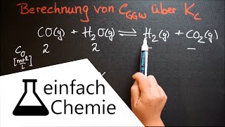 Abivorbereitung  Das Massenwirkungsgesetz und die Berechnung mit Kc [upl. by Ylas902]