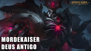 Mordekaiser Deus Antigo Skin Spotlight COMPLETO [upl. by Waite737]